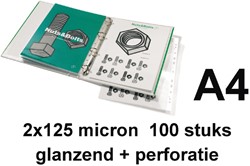 Lamineerhoes GBC A4+ 4-gaats 2x125micron 100stuks