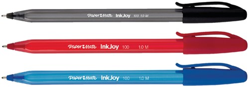 Balpen Paper Mate Inkjoy 100 medium blauw-2