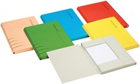 Dossiermap Secolor A4 3 kleppen 100% gerecycled karton 250 gr grijs-2