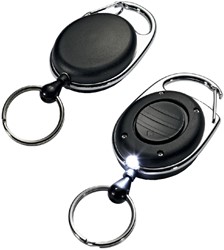 Afrolmechanisme Durable 8198 met ring+lampje 80cm zwart