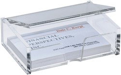 Visitekaartenbak Sigel VA112 90x55mm glashelder