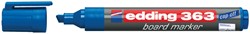 Viltstift edding 363 whiteboard beitel blauw 1-5mm