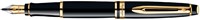 Vulpen Waterman Expert black lacquer GT fijn