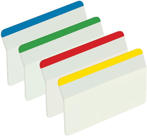 Indextabs 3M Post-it 686 38x50.8mm strong gebogen assorti-3