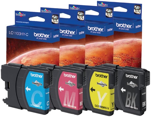 Inktcartridge Brother LC-1100HYBK zwart HC-3