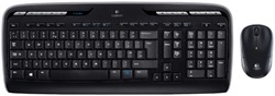 Toetsenbord Logitech MK330 Qwerty +muis zwart