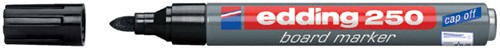 Viltstift edding 250 whiteboard rond zwart 1.5-3mm