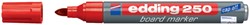Viltstift edding 250 whiteboard rond rood 1.5-3mm