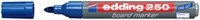 Viltstift edding 250 whiteboard rond blauw 1.5-3mm