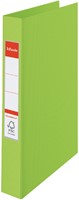 Ringband Esselte Vivida A4 4-rings O-mech 25mm PP groen