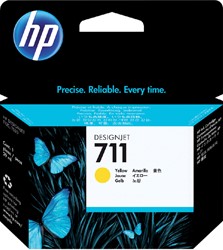 Inktcartridge HP CZ132A 711 geel