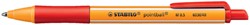 Balpen STABILO Pointball 6030/40 rood