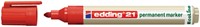 Viltstift edding 21 Eco rond rood 1.5-3mm