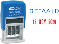 Woord-datumstempel Colop S160B betaald-1