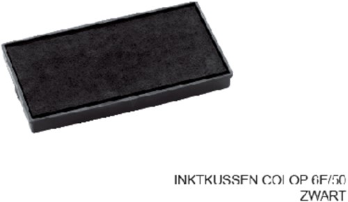 Stempelkussen Colop 6E/50 zwart
