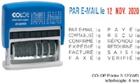 Woord-datumstempel Colop S120 mini-info dater 4mm frans