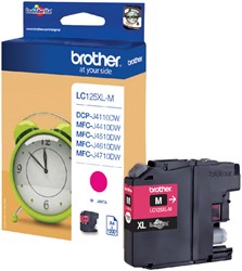 Inktcartridge Brother LC-125XLM rood HC