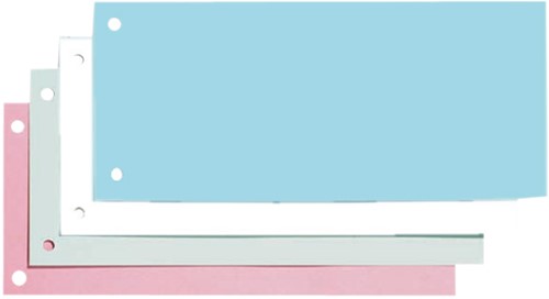 Scheidingsstrook Oxford smal 240x105mm 190gr blauw 100 stuks-2