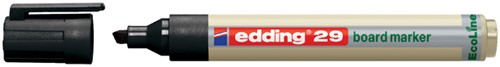 Viltstift edding 29 whiteboard Eco schuin zwart 1-5mm