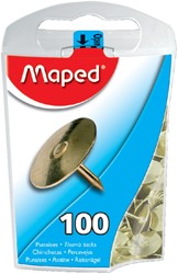 Punaises Maped messing 100 stuks