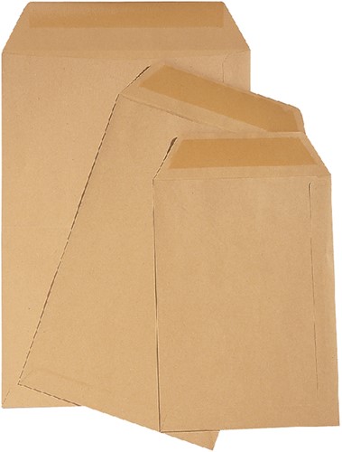 Envelop Quantore loonzak 85x125 70gr bruin 1000 stuks