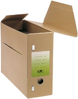 Gemeentearchiefdoos JalemaClipex folio 370x265x115mm bruin-2