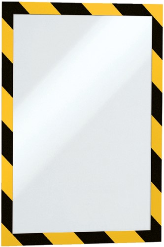 Duraframe Durable 4945130 security A4 magneet geel/zwart-2