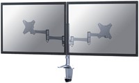 Monitorarm Neomounts D1330D 2x10-27 zilvergrijs"