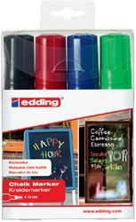 Viltstift edding 4090 window schuin ass 4-15mm etui à 4st