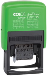 Woordstempel Colop 220W green line