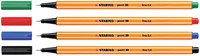 Fineliner STABILO point 88/40 rood-3