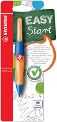 Vulpotlood STABILO Easyergo 1.4mm rechtshandig blauw/neon oranje blister