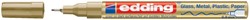 Viltstift edding 780 lakmarker rond goud 0.8mm