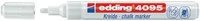 Krijtstift edding 4095 rond 2-3mm wit