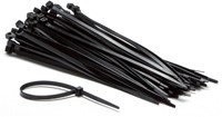 Inbindstrips IEZZY nylon 2.5x100mm D 20.5mm zwart 100 stuks