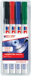 Cd marker edding 8400 rond assorti 0.5-1.0mm etui à 4st
