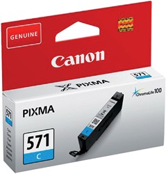 Inktcartridge Canon CLI-571 blauw