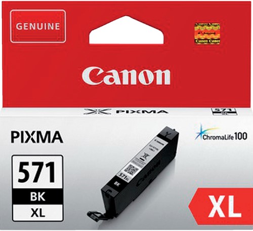 Inktcartridge Canon CLI-571XL HC zwart-2