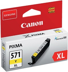 Inktcartridge Canon CLI-571XL HC geel