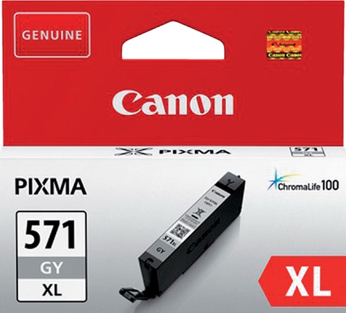 Inktcartridge Canon CLI-571XL HC grijs-2