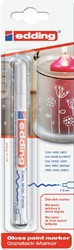 Viltstift edding 751 lakmarker rond 1-2mm wit blister à 1 stuk
