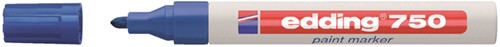 Viltstift edding 750 lakmarker rond blauw 2-4mm