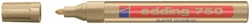 Viltstift edding 750 lakmarker rond goud 2-4mm