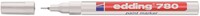 Viltstift edding 780 lakmarker rond wit 0.8mm