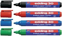 Viltstift edding 30 brilliant rond zwart 1.5-3mm-2