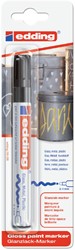 Viltstift edding 750 lakmarker rond 2-4mm zwart blister à 1 stuk