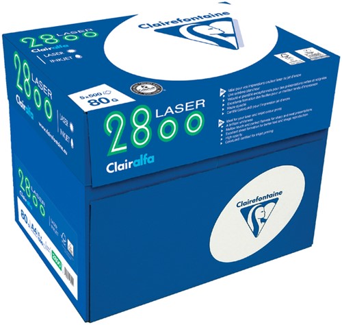 Kopieerpapier Clairefontaine laser A4 80gr wit 500 vel-2