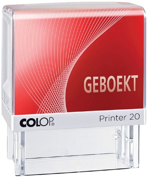 Woordstempel Colop Printer 20 geboekt rood-3
