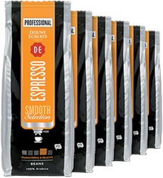 Koffie Douwe Egberts espresso bonen medium smooth 1kg