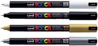 Verfstift Posca PC5M medium grijs-2